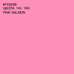 #FE90B8 - Pink Salmon Color Image